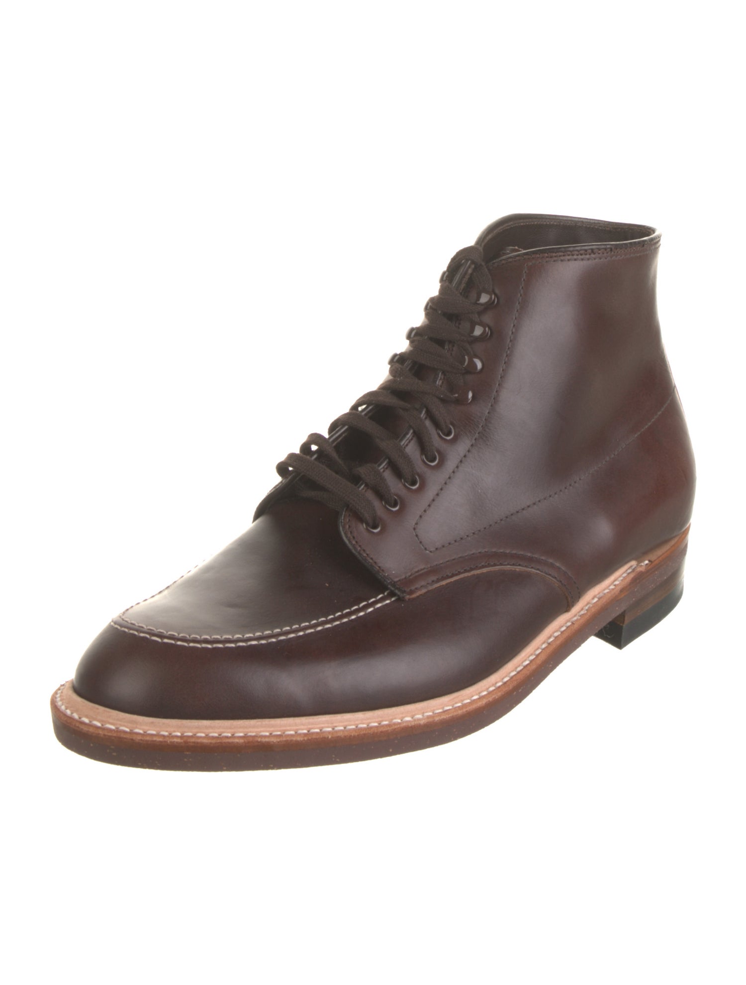 Alden Leather Lace-Up Boots